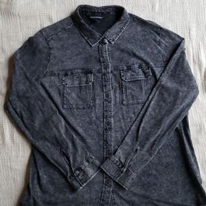 Rock & Republic Peek a Boo Back Buttondown